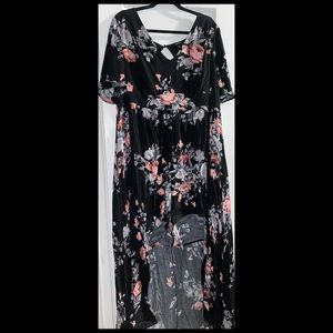 Torrid high-low romper dress